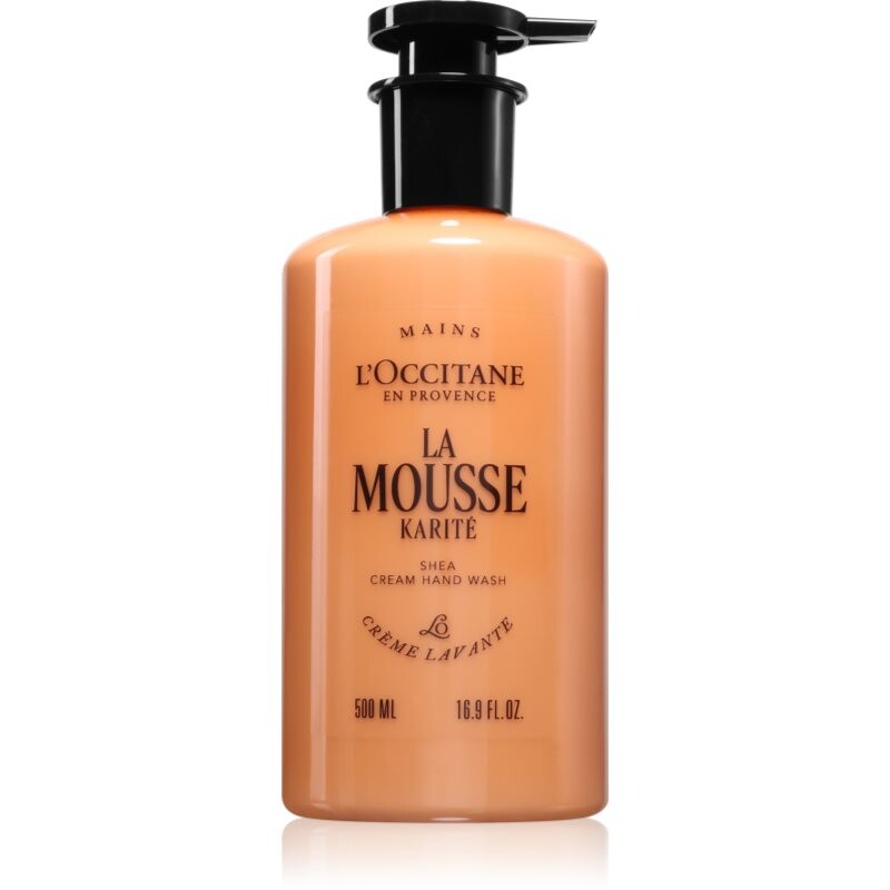 L’Occitane Shea Butter La Mousse krémové tekuté mydlo na ruky 500 ml