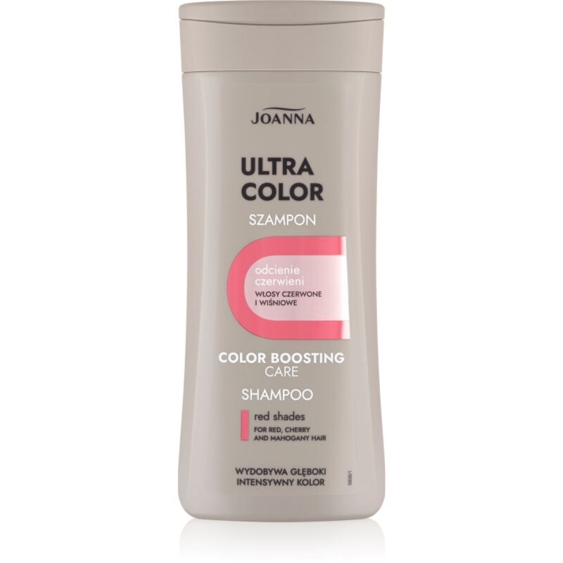 Joanna Ultra Color tónovací šampón pre červené odtiene vlasov 200 ml