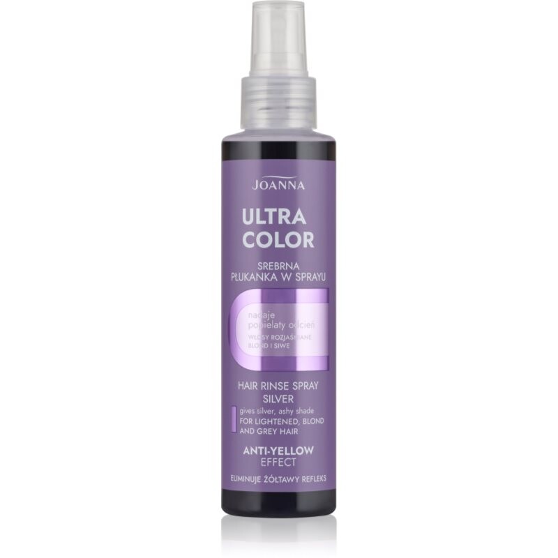 Joanna Ultra Color Hair Rinse Silver Spray pigment na vlasy odtieň Silver 150 ml