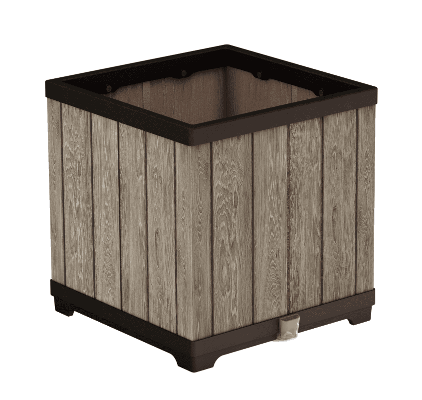 KETER Záhradný kvetináč DECO RIGHT PLANTER | jaseň
