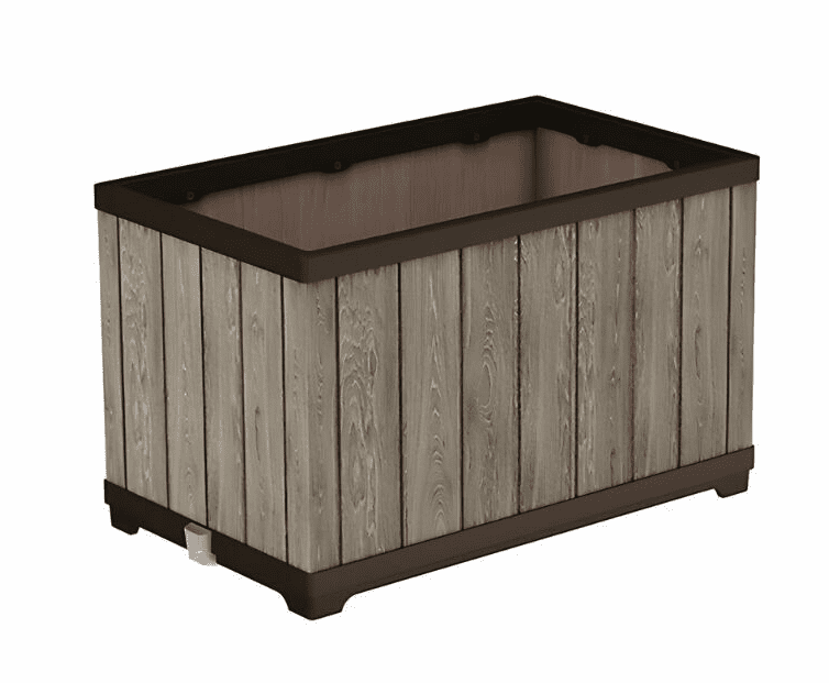 KETER Záhradný kvetináč DECO BLOCK PLANTER | jaseň