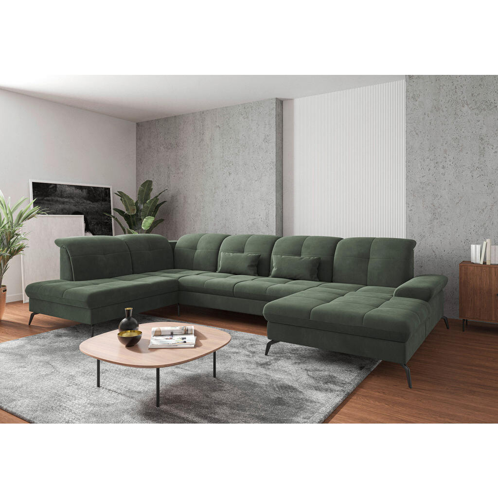 Sit & More SEDACIA SÚPRAVA, textil, zelená