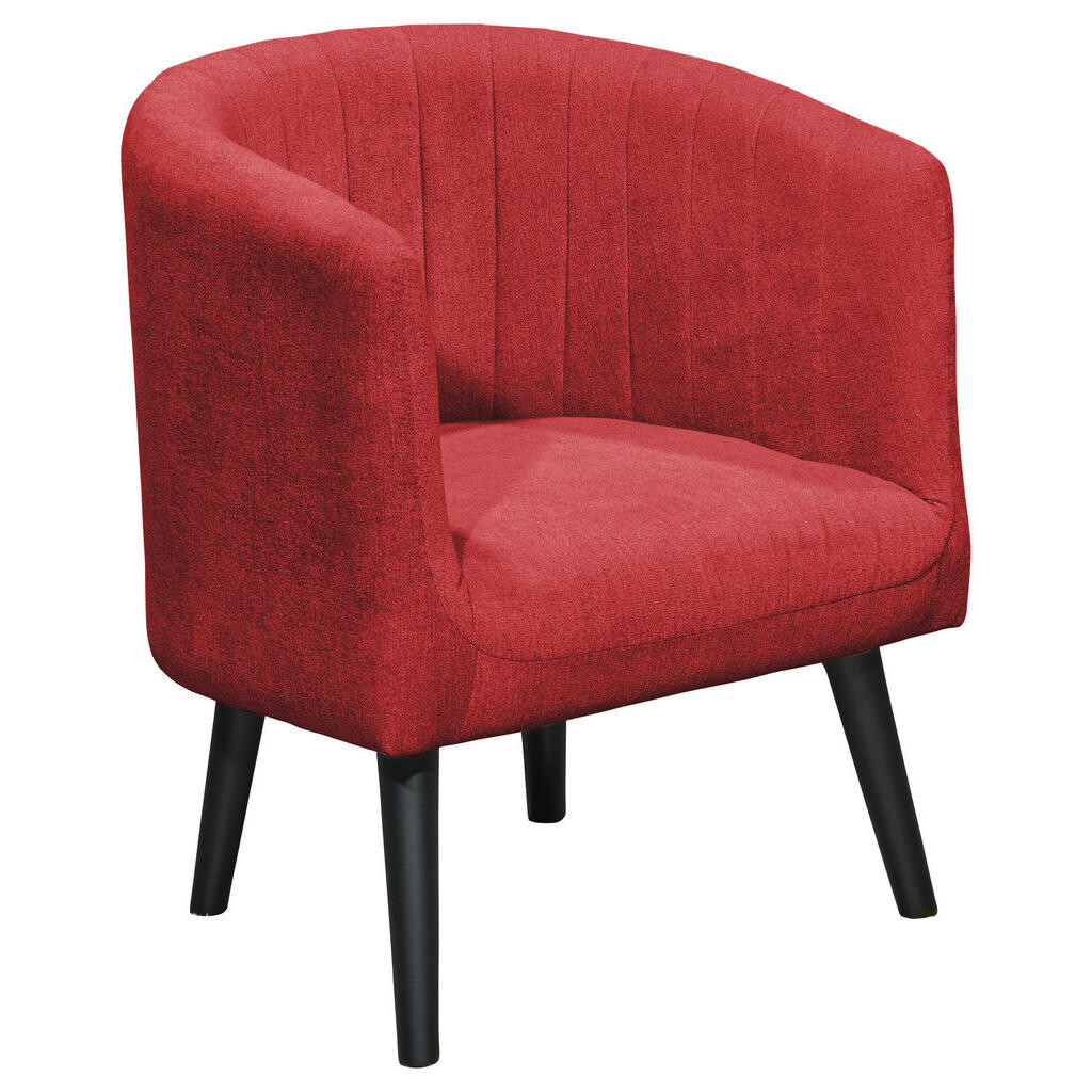 Livetastic KOKTAILOVÉ KRESLO, textil, červená