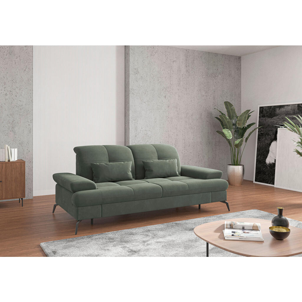 Sit & More TROJMIESTNA POHOVKA, textil, zelená