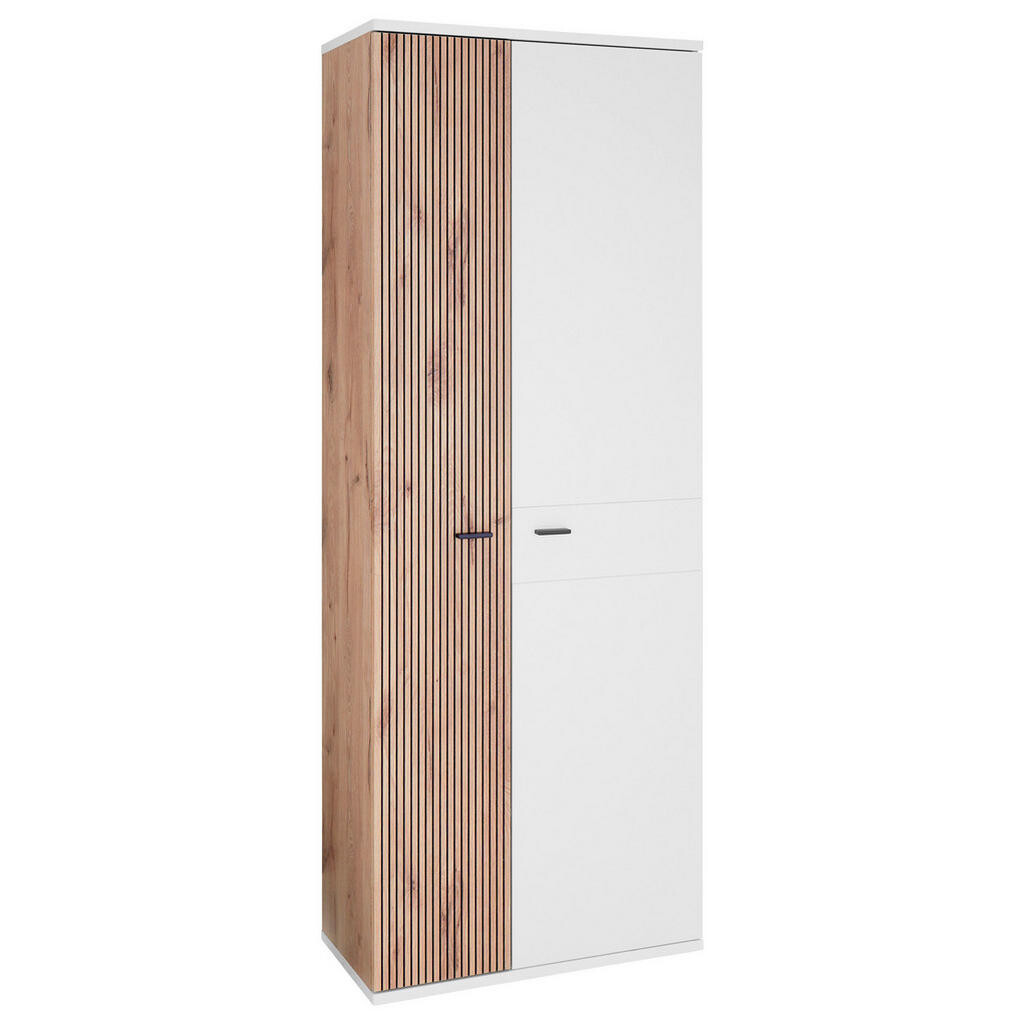 Voleo PREDSIEŇOVÁ SKRIŇA, biela, farba duba, 75/198/37 cm