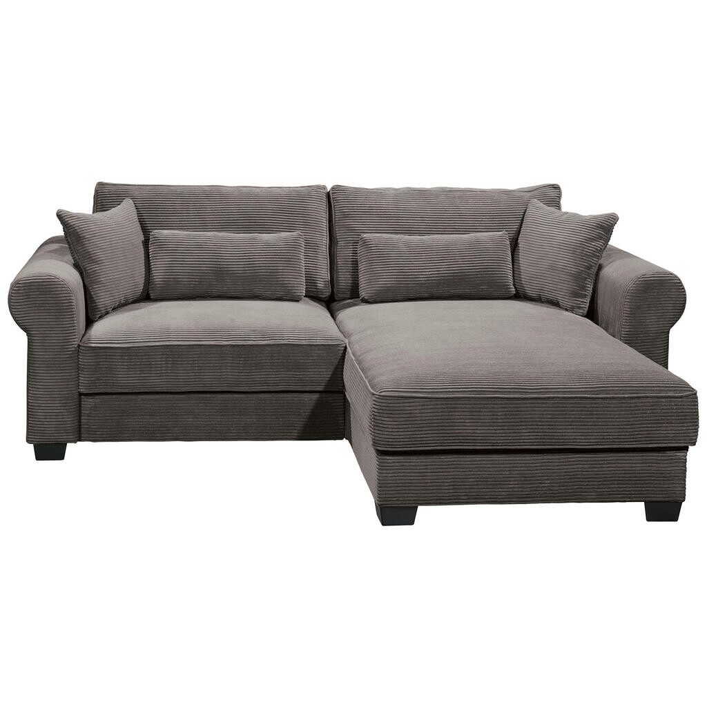 MID.YOU ROHOVÁ SEDACIA SÚPRAVA, textil, mokka