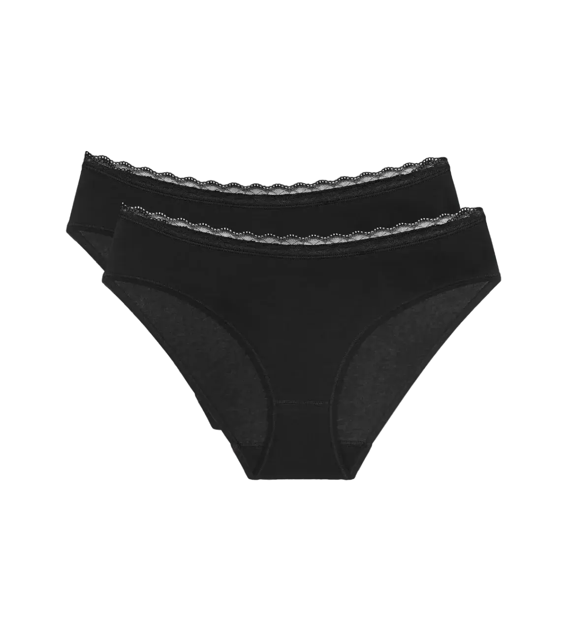 Dámske nohavičky Feel Of Cotton Tai 2P - BLACK - black 0004 - TRIUMPH BLACK 36