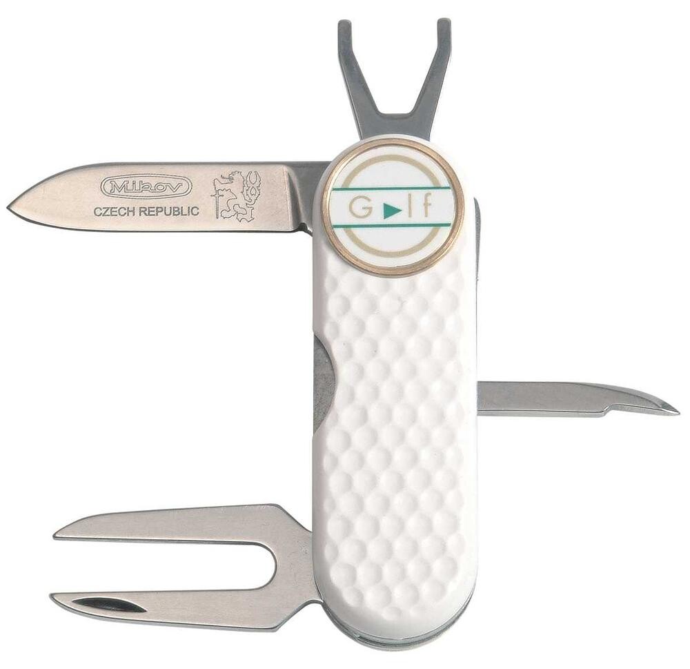 Nôž golfový Mikov 111-NH-5 - biely-strieborný