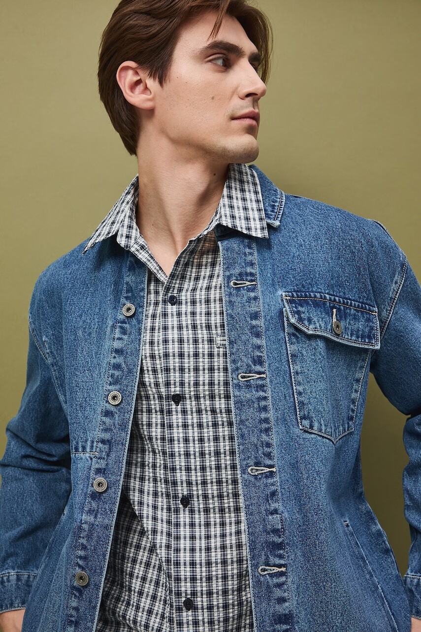 Medicine bunda pánska rifľová