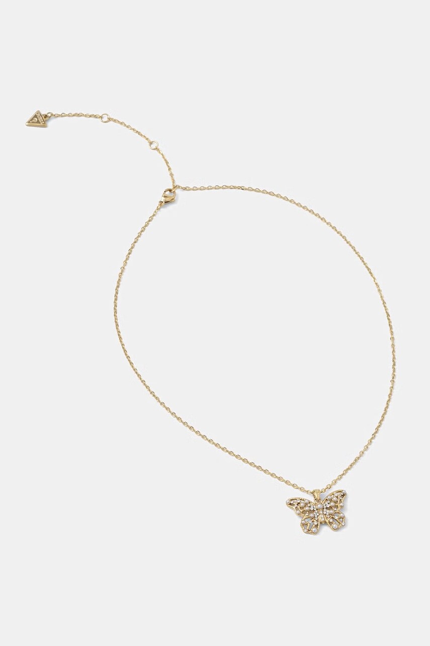 Guess náhrdelník s príveskom dámsky z nehrdzavejúcej ocele BORBOLETA