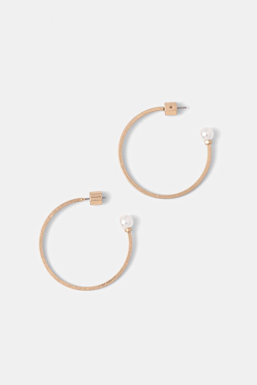 AllSaints náušnice dámske kovové