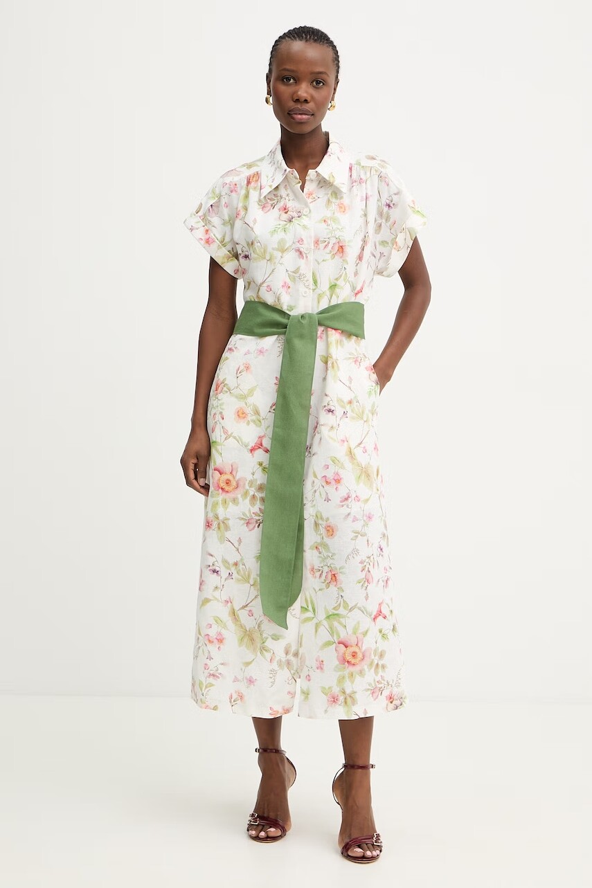 Luisa Spagnoli šaty ľanové Pilea