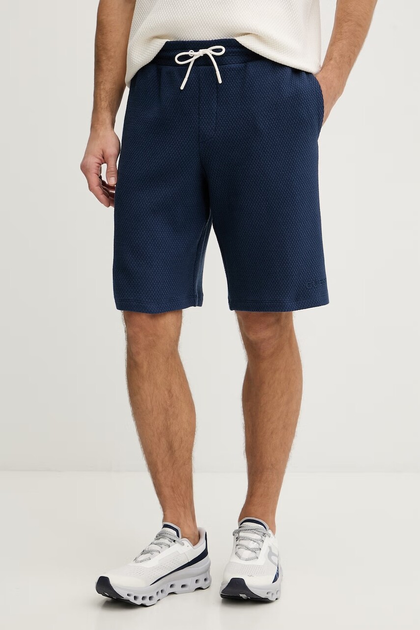 Guess teplákové šortky pánske bavlnené JHONNY