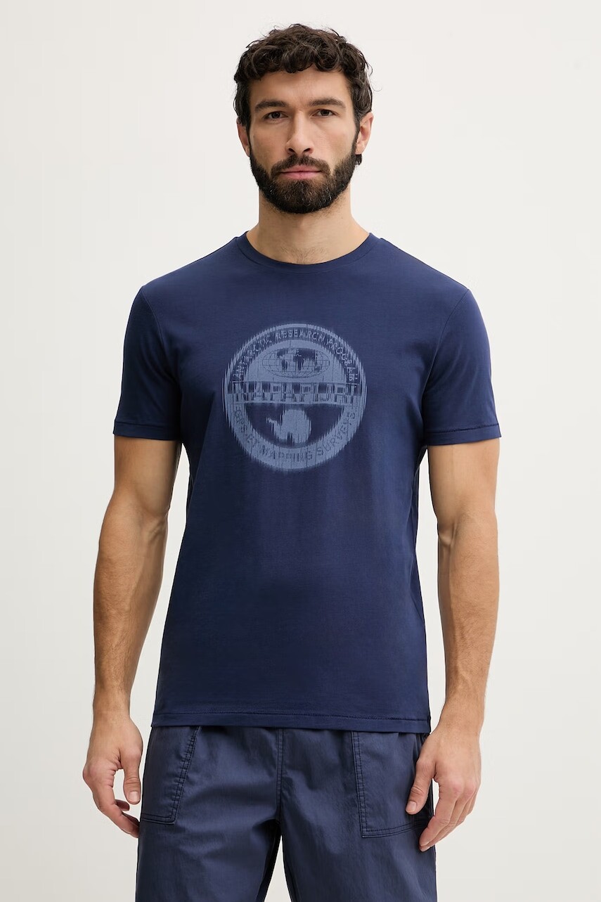 Napapijri tričko pánske bavlnené MAHSA