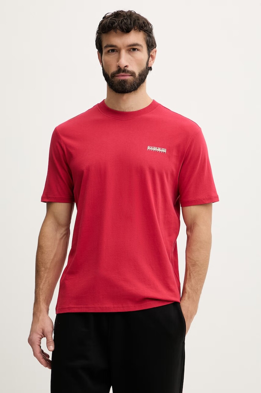 Napapijri tričko pánske bavlnené SMALL BOX