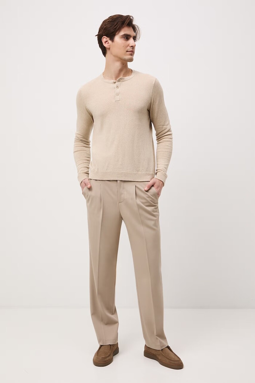 Medicine pánsky sveter s ľanom