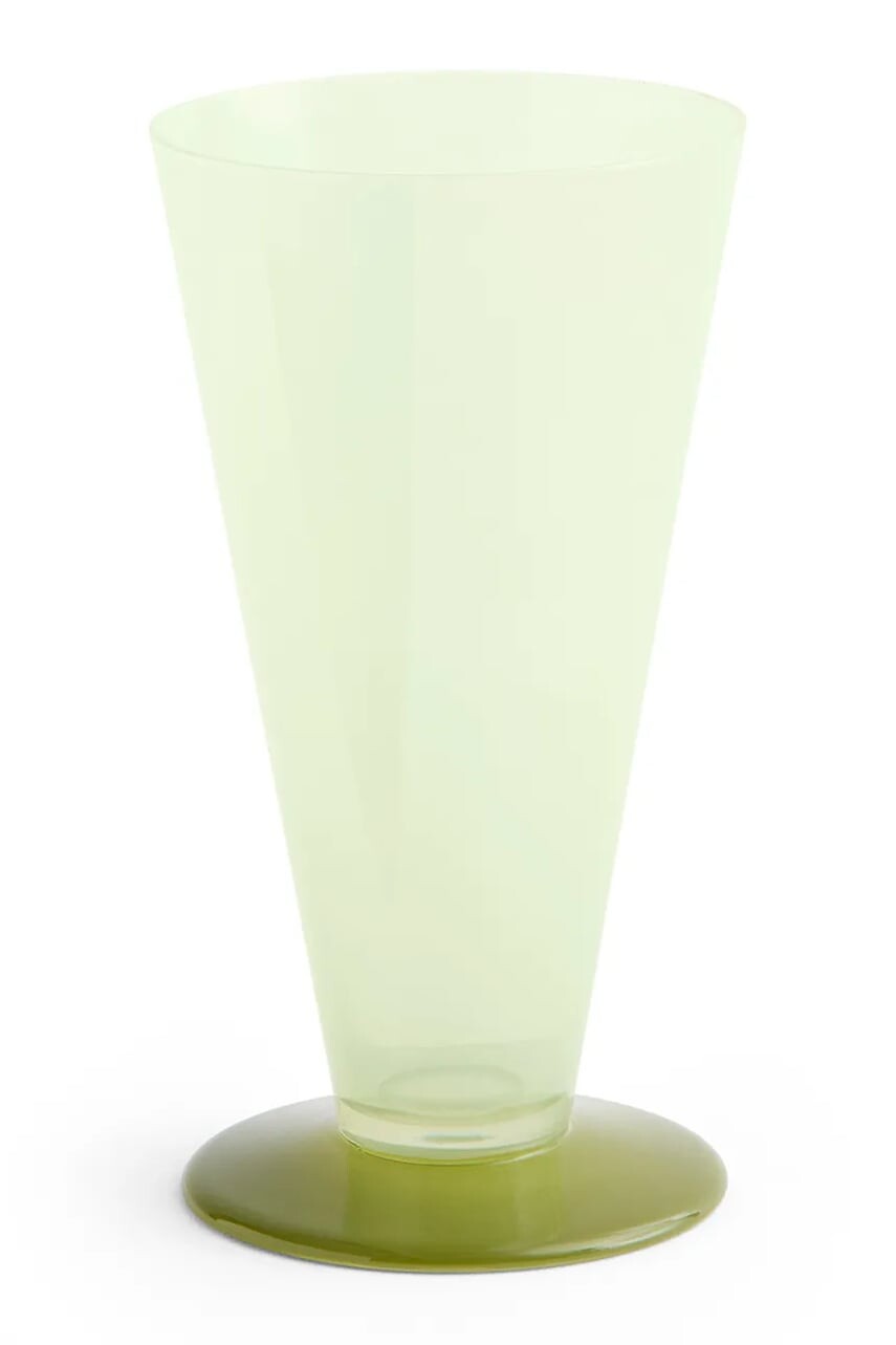 HAY váza dekoratívna z farebného skla 18 x 9,6 x 9,6 cm