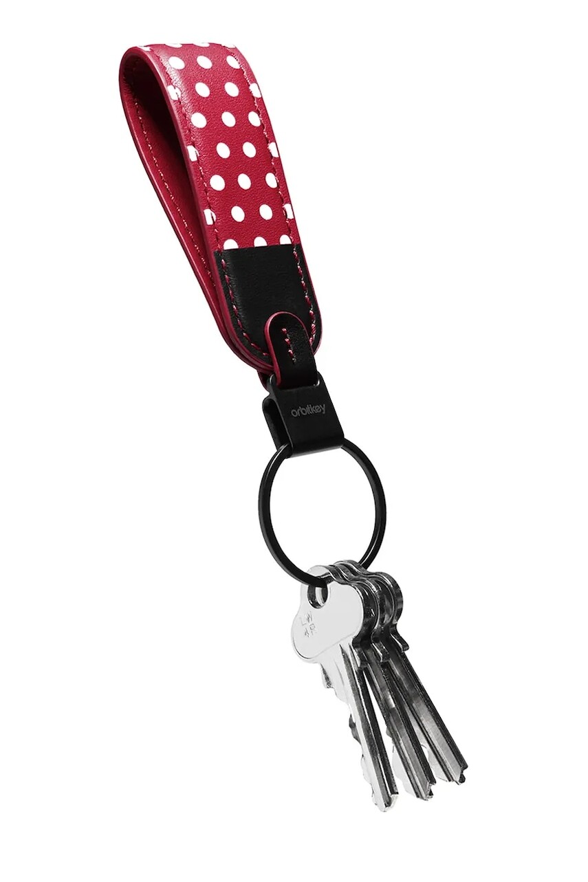 Orbitkey prívesok z prírodnej kože Minnie Mouse