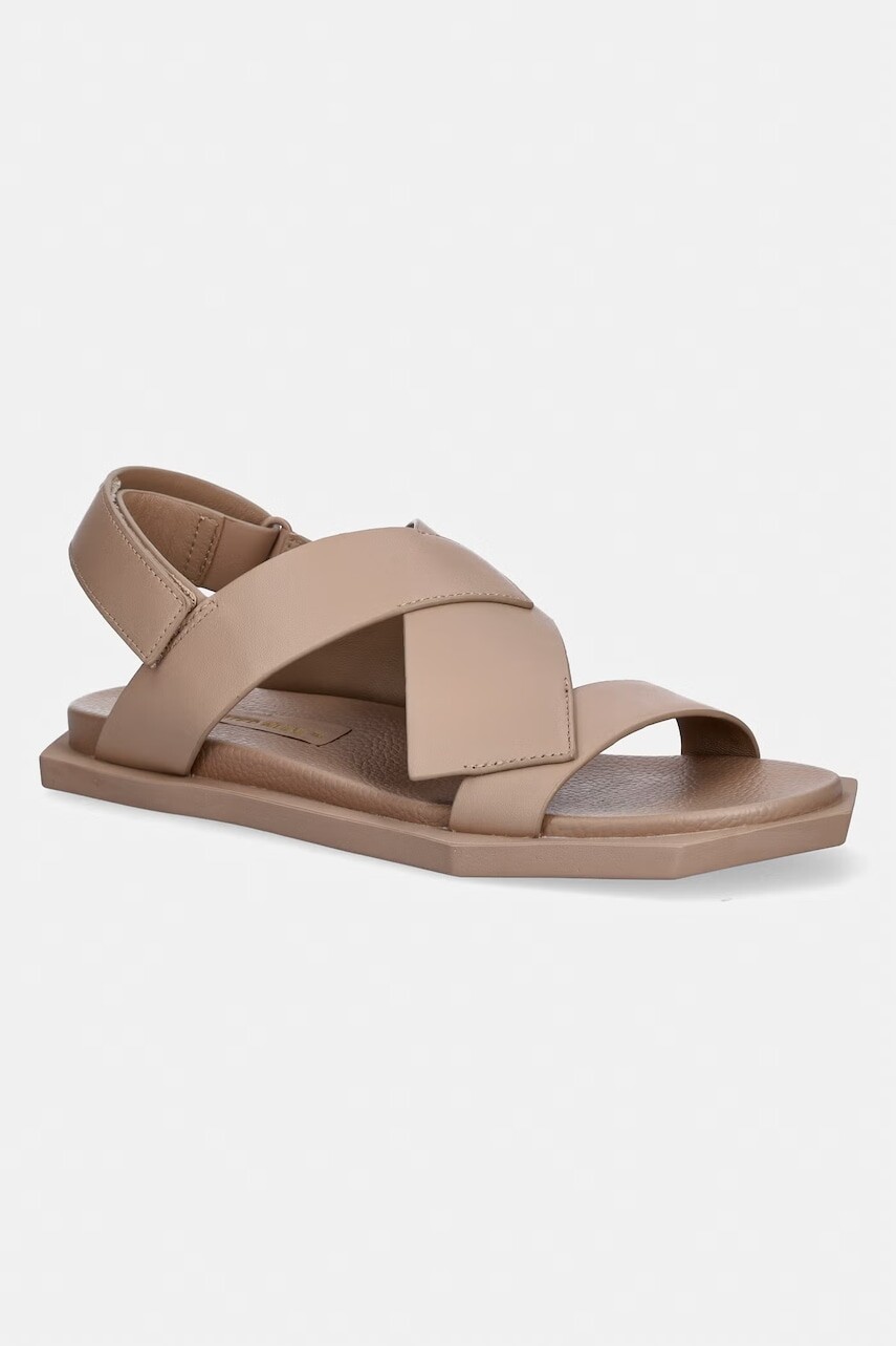 United Nude sandále s otvorenou pätou dámske kožené Poly Straps Lo Unisex-L