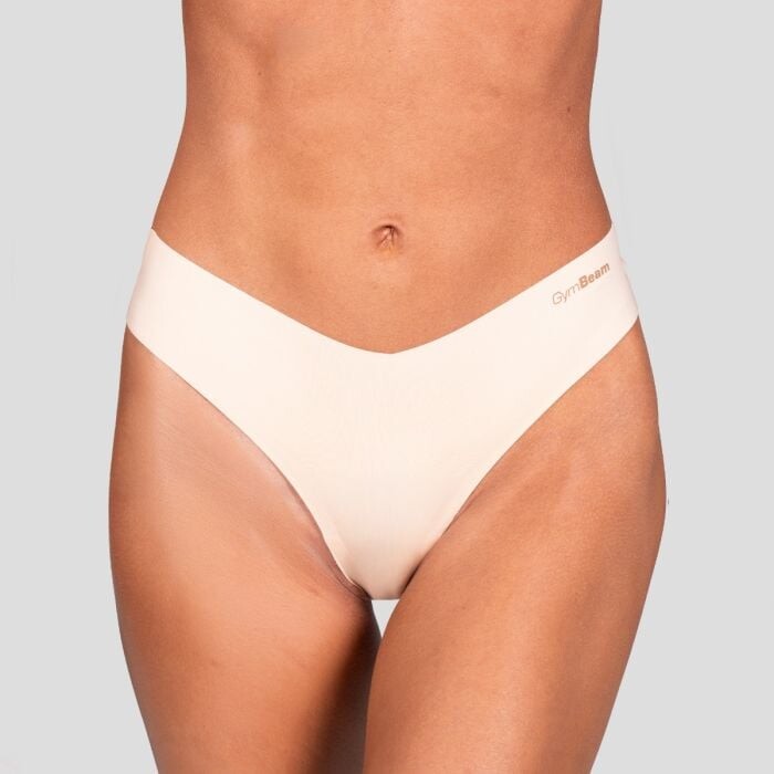 GymBeam Bezšvové nohavičky Comfy 3Pack Beige  XS