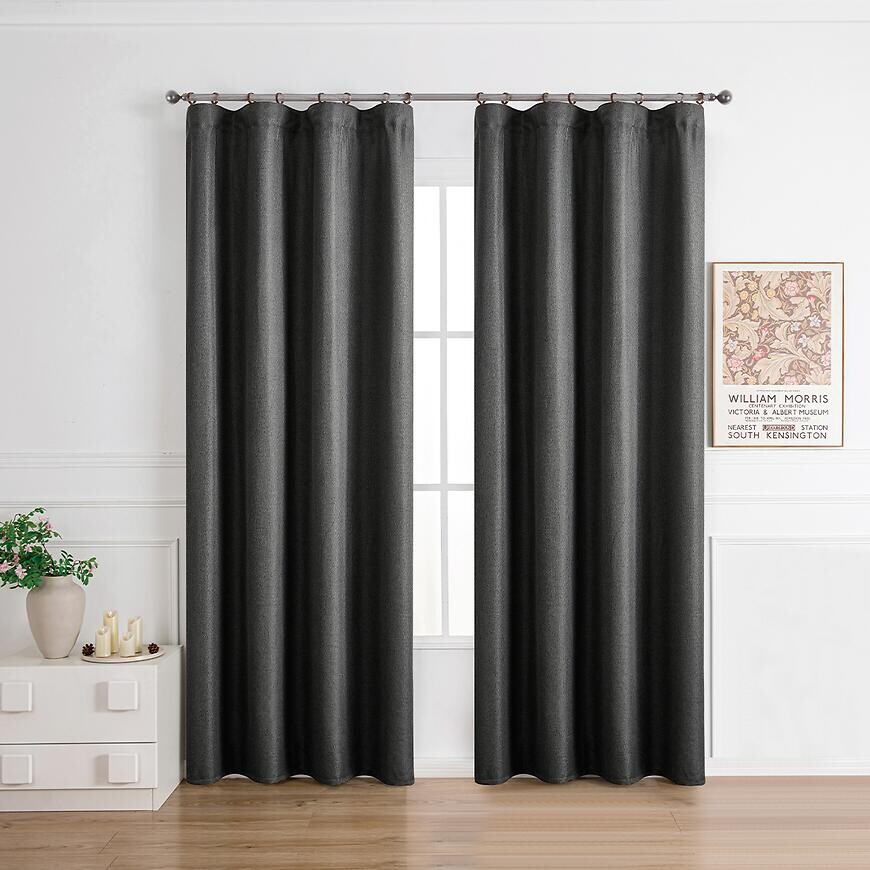 Záves na páske NORI 005/185GSM 140x250 sivý