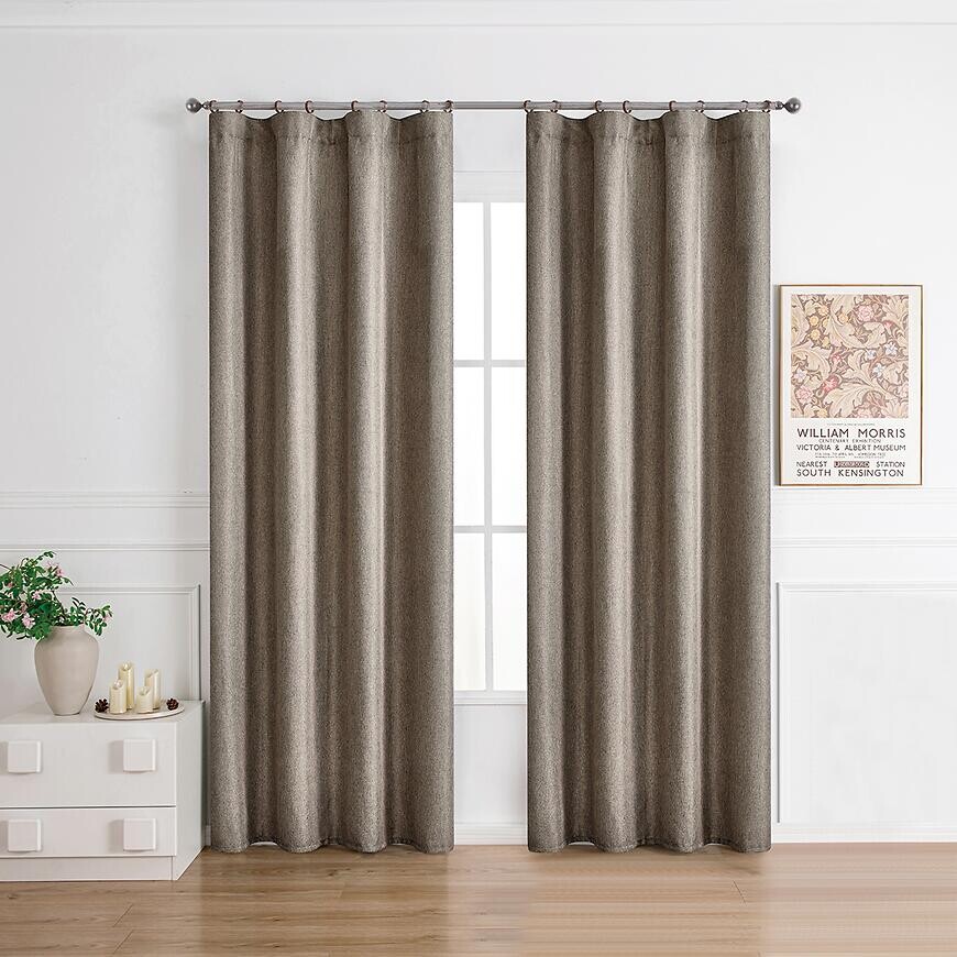 Záves na páske NORI 005/185GSM 140x250 hnedý