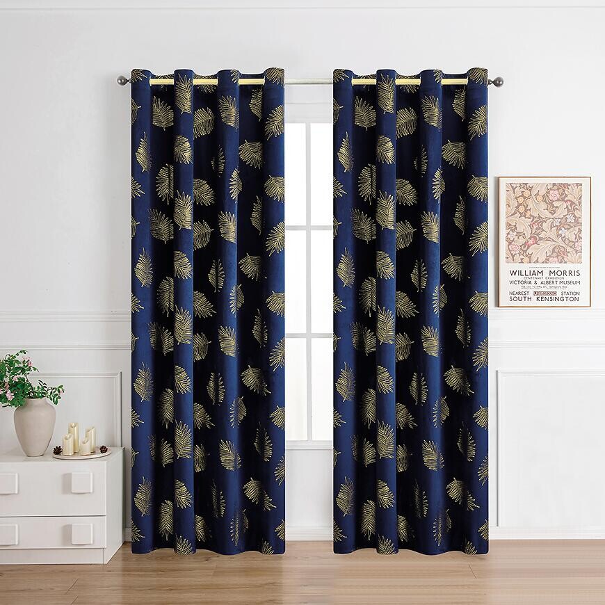 Záves na priechodkách MARMA 2504-2/210GSM 140x250 modrý