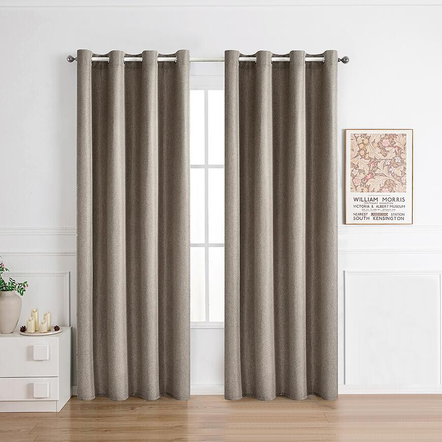 Záves na priechodkách NORI 005/185GSM 140x250 hnedý