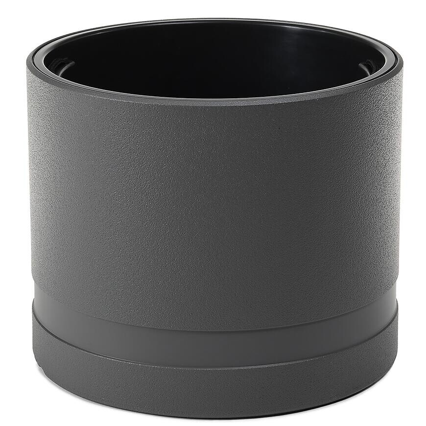 Kvetináč Koma valček 380 – antracit LA115-82