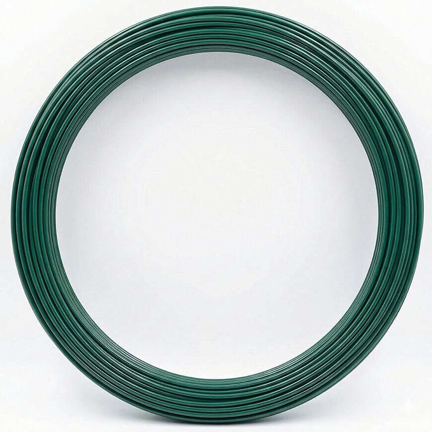 Napínací drôt ZN+PCV 3,6 mm 55MB zelená