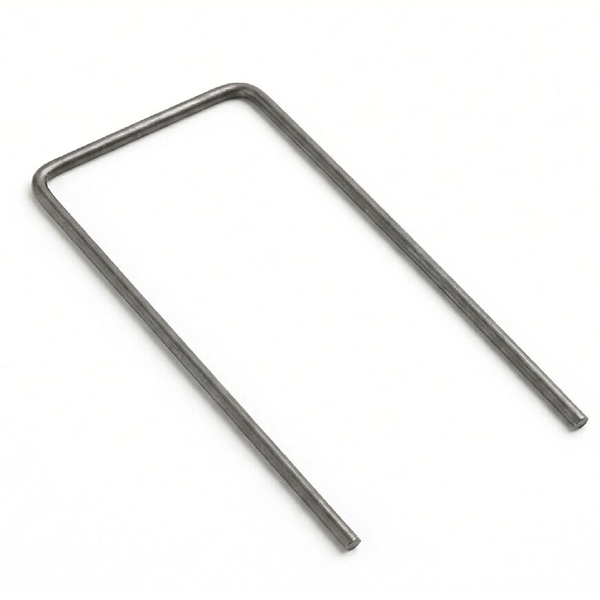 Kovové kolíky czarne typ U 7x15 cm 50 szt.