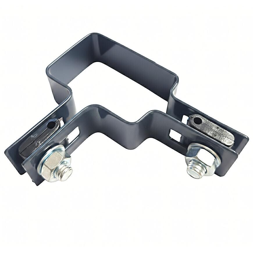 Svorka 60x40x1,5 mm RAL7016 roh – pozinkované skrutky