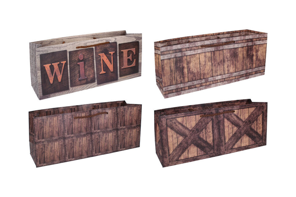 Darčeková taška na fľašu 37x15,5x10cm