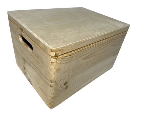 Veľký úložný box s vekom 40x30 cm