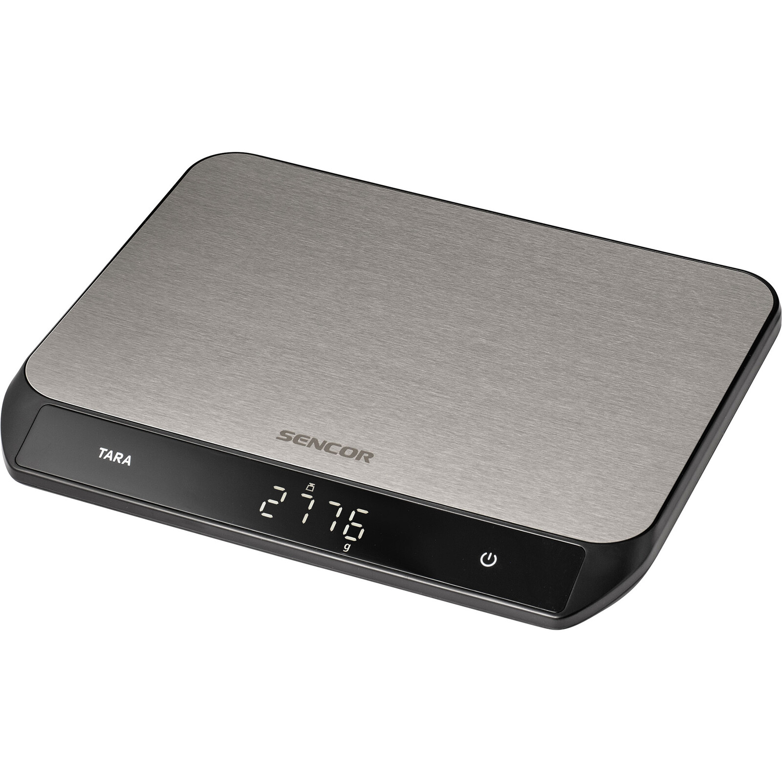 Sencor SKS 8200 Kuchynská váha 20kg Hmotnosť až 20 kg / d = 1 g, Nerezová platforma s povrchom odolným proti odtlačkom prstov, Predný biely LED