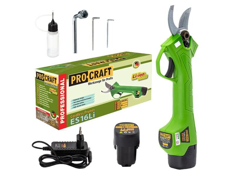 Nožnice záhradné AKU PROCRAFT ES16Li1B