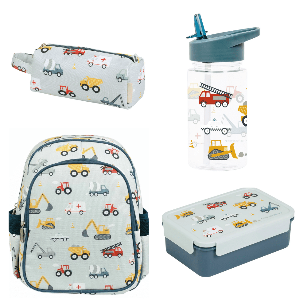 Veľký balíček A Little Lovely Company – Výbava do škôlky – vozidlá