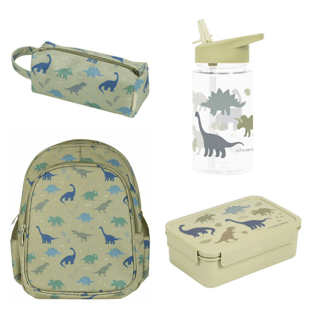 Veľký balíček A Little Lovely Company – Výbava do škôlky – dinosaury
