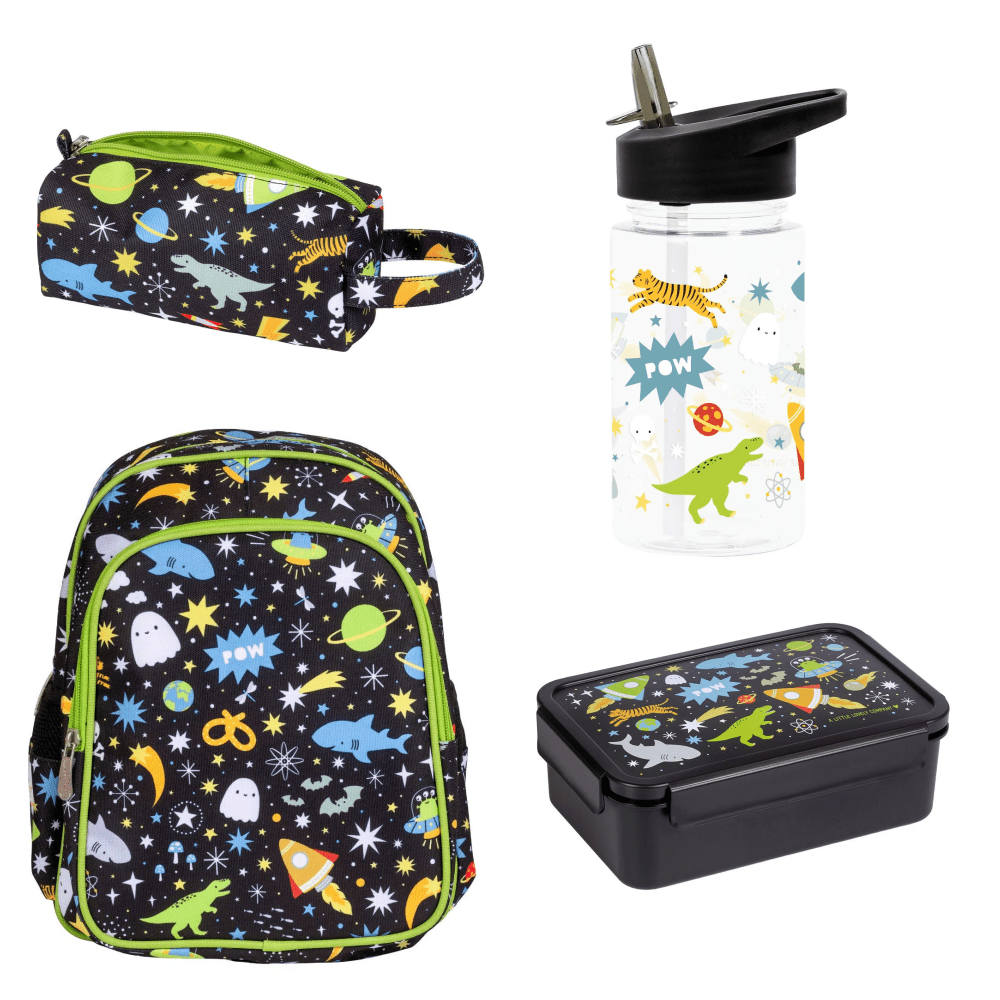 Veľký balíček A Little Lovely Company – Výbava do škôlky – vesmír