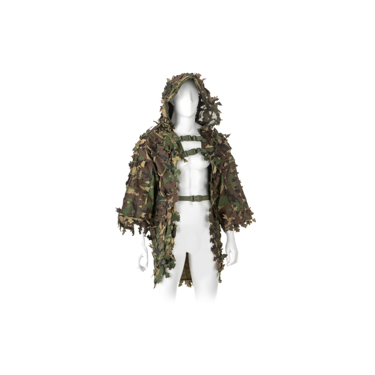 Maskovací ramenný prevlečník Invader Gear Ghillie Base Leaf - woodland