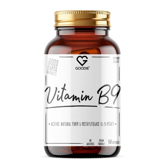 Goodie Vitamín B9 - Aktívna forma L-metylfolát (5-MTHF) 60 kapsúl
