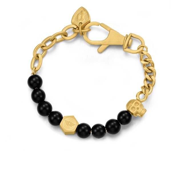 Police Fashion korálkový náramok Vertex PEAGB2212113 18 cm