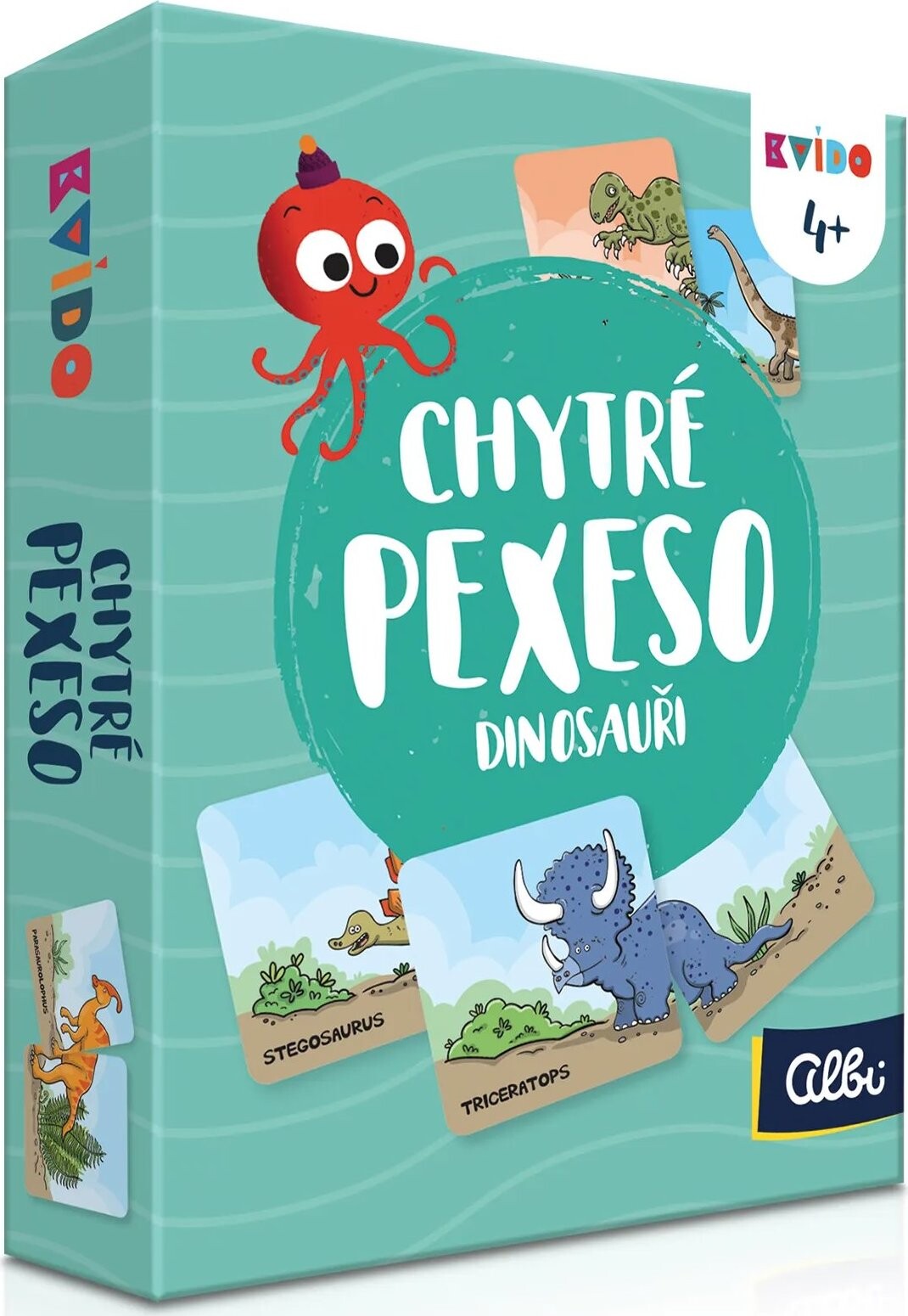 Kvído - Chytré pexeso 2 - Dinosaury
