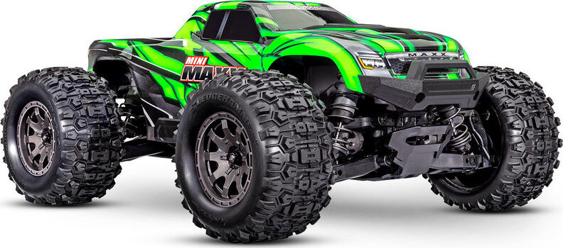 Traxxas Mini Maxx 1:12 BL-2s RTR zelené