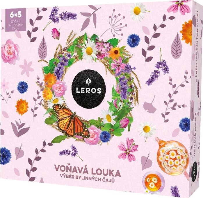 Leros Darčeková kazeta Voňavá lúka 6 × 5 vreciek