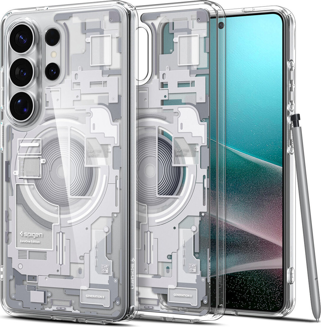 Spigen Ultra Hybrid MagSafe Zero One White Samsung Galaxy S26 Ultra