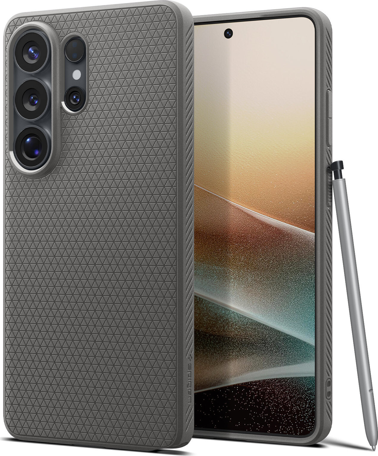 Spigen Liquid Air Marble Gray Samsung Galaxy S26 Ultra