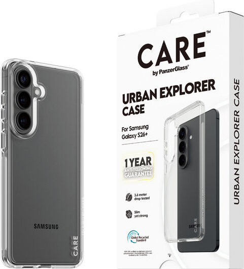 PanzerGlass CARE kryt Samsung Galaxy S26+ Urban čirý + roční záruka proti žloutnutí