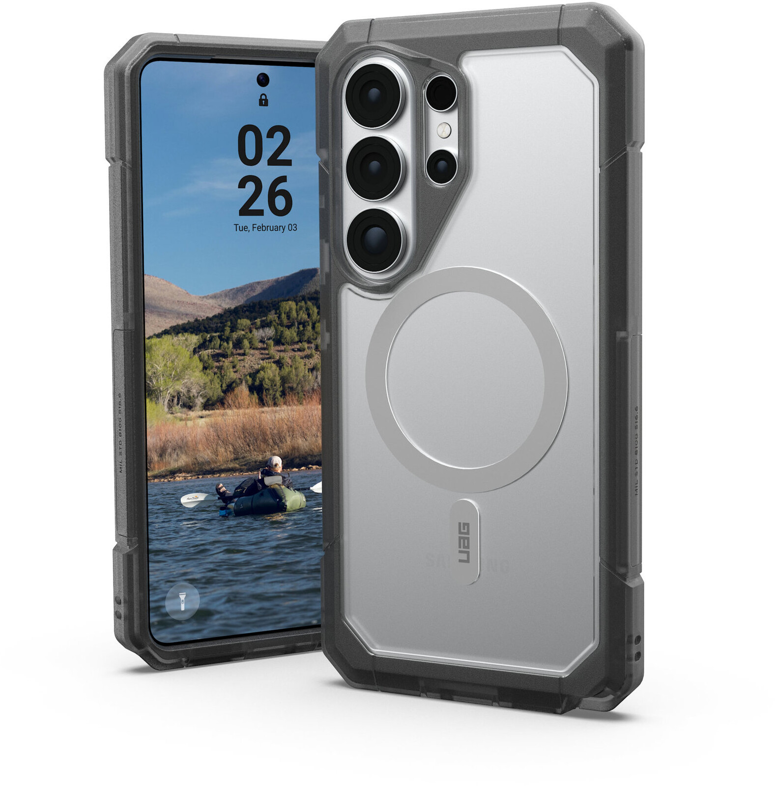 UAG Trooper Clear Ash Samsung Galaxy S26 Ultra