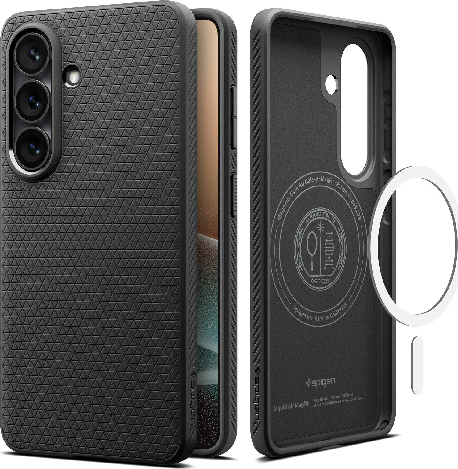 Spigen Liquid Air MagSafe Matte Black Samsung Galaxy S26
